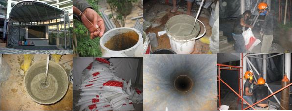 Pipe Column Grout